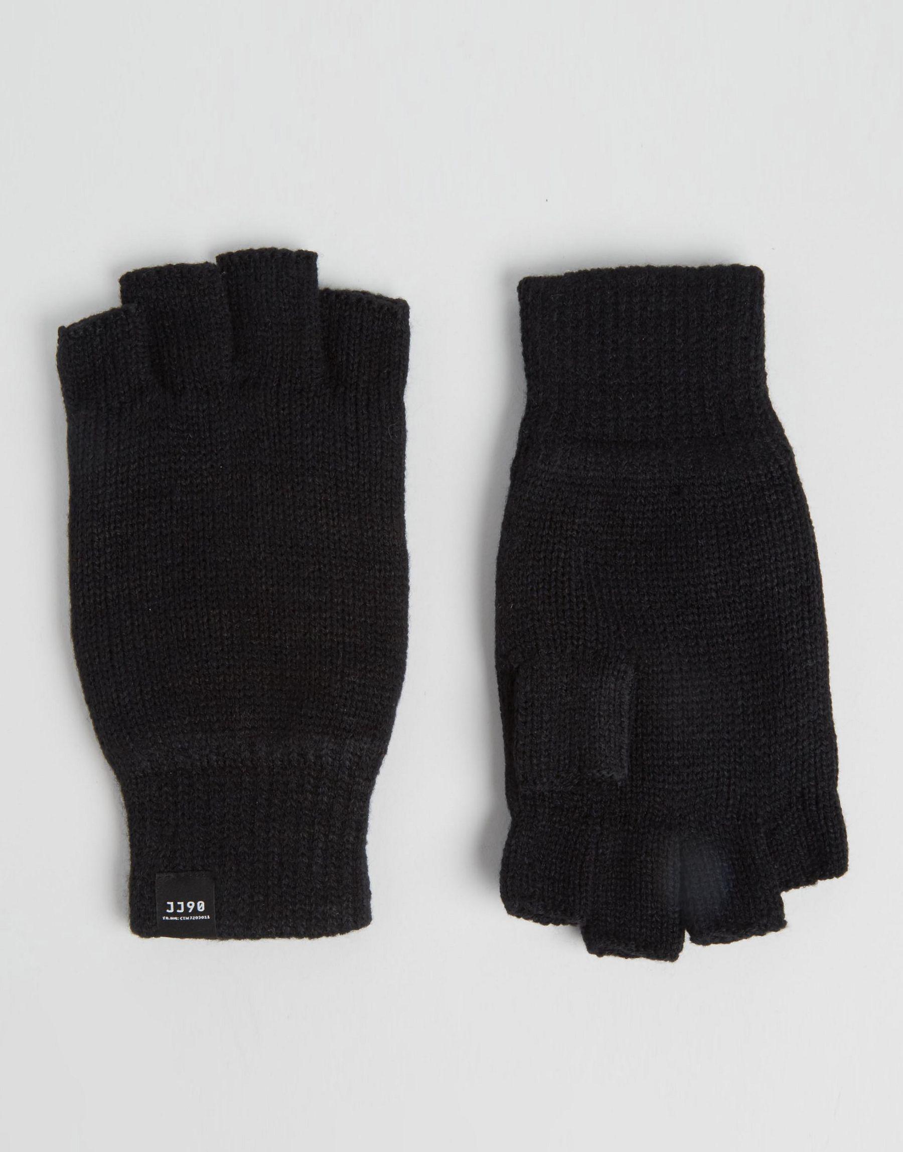 Jack & jones Gloves Fingerless in Black for Men | Lyst
