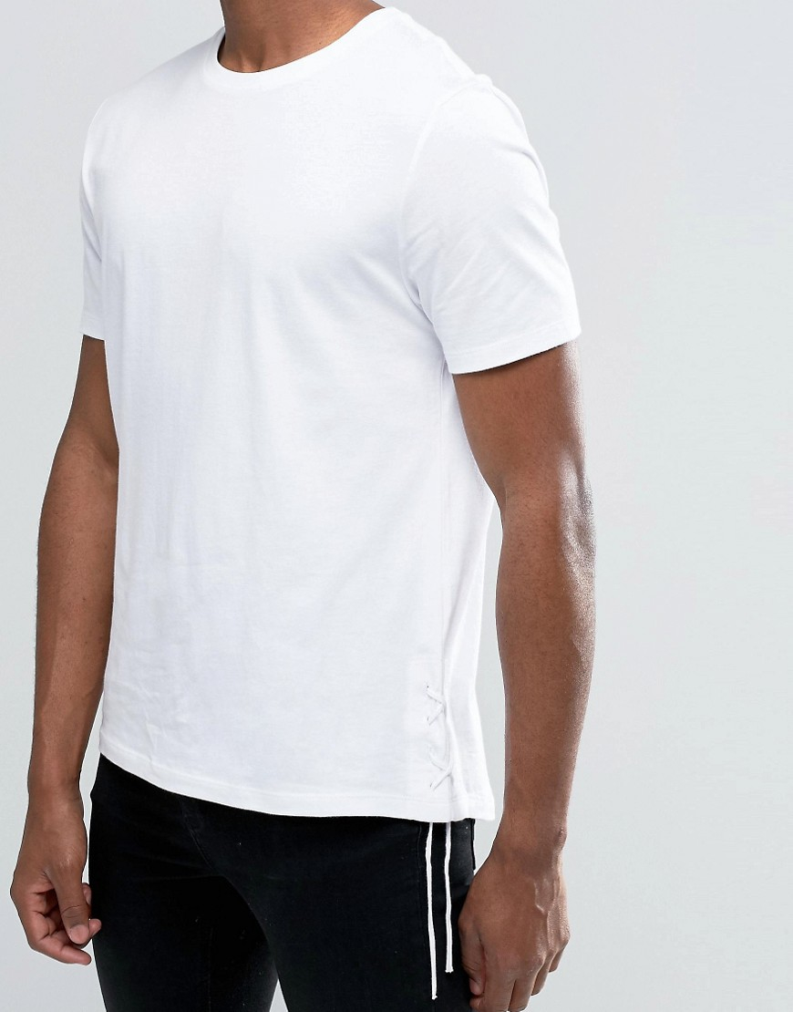 white longline shirt