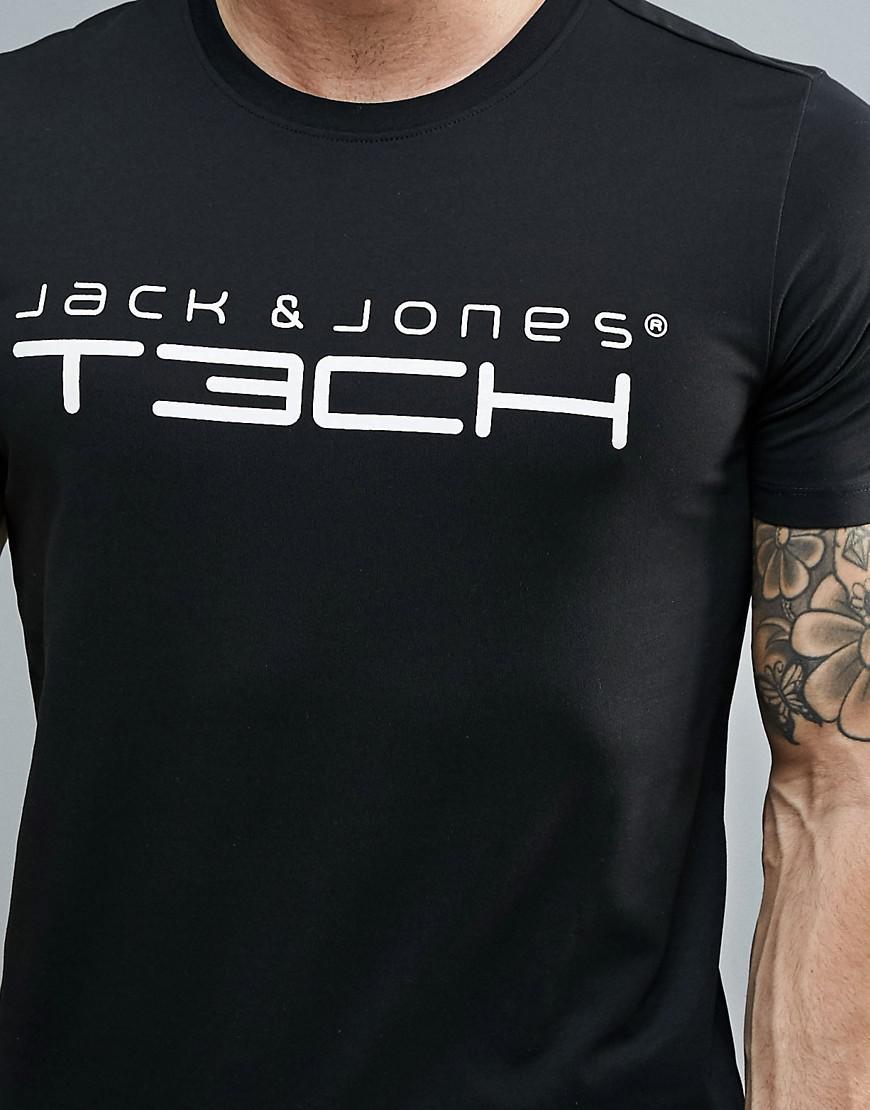 Jones Logo Men In For Printed Lyst T With Tech Shirt Black Jackamp; KJF1cl