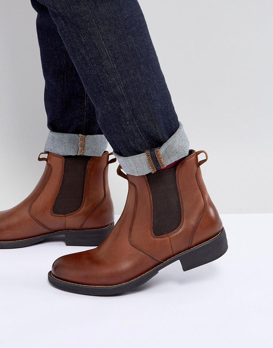 Lyst - Eastland Leather Chelsea Boots In Tan in Brown