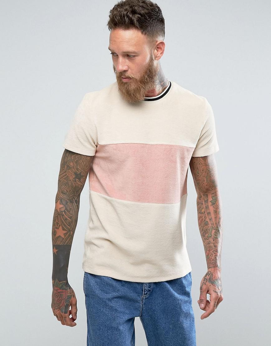 mens towelling t shirt