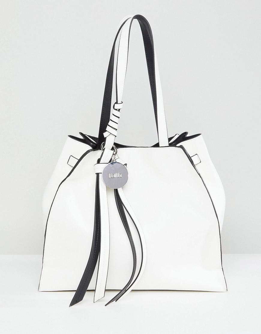Women S White Tie Detail Tote Bag Faith