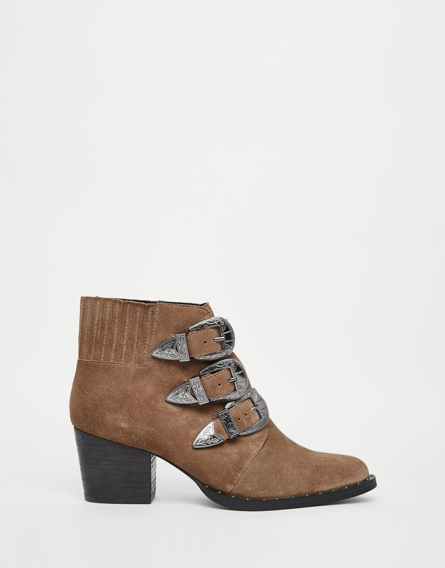 tan suede ankle boots asos