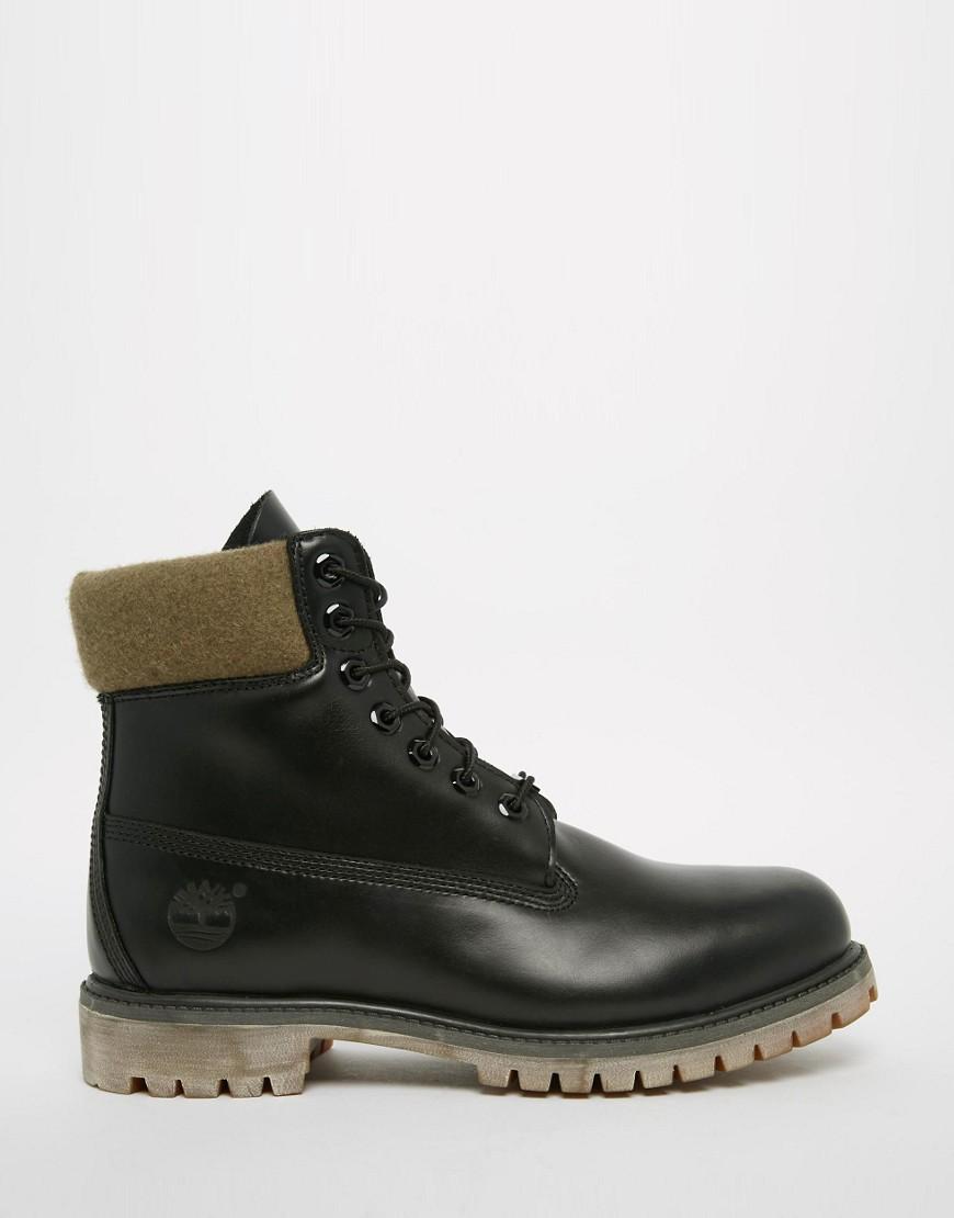 Lyst - Timberland Icon 6 Inch Leather Premium Boots in Black for Men