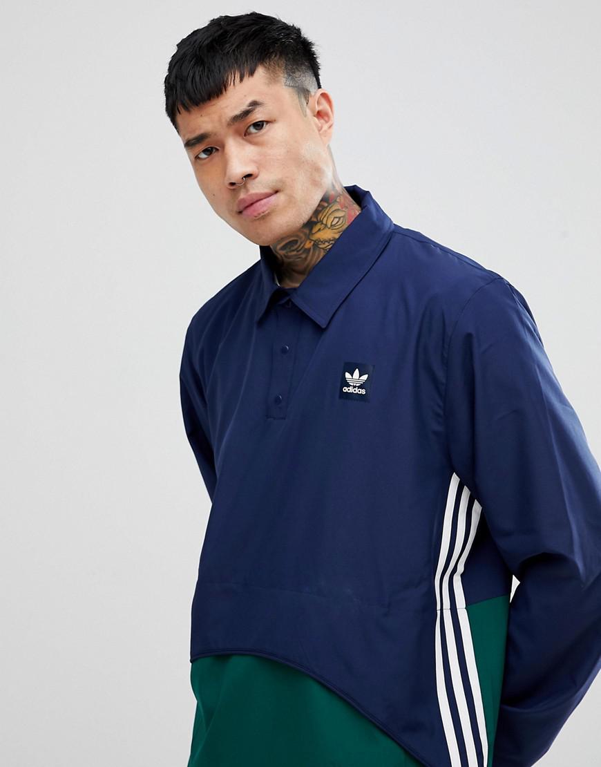Coloris En Originals Bleu Lyst À Homme Pbqfswp Adidas Pour Veste Enfiler 45wXnq7