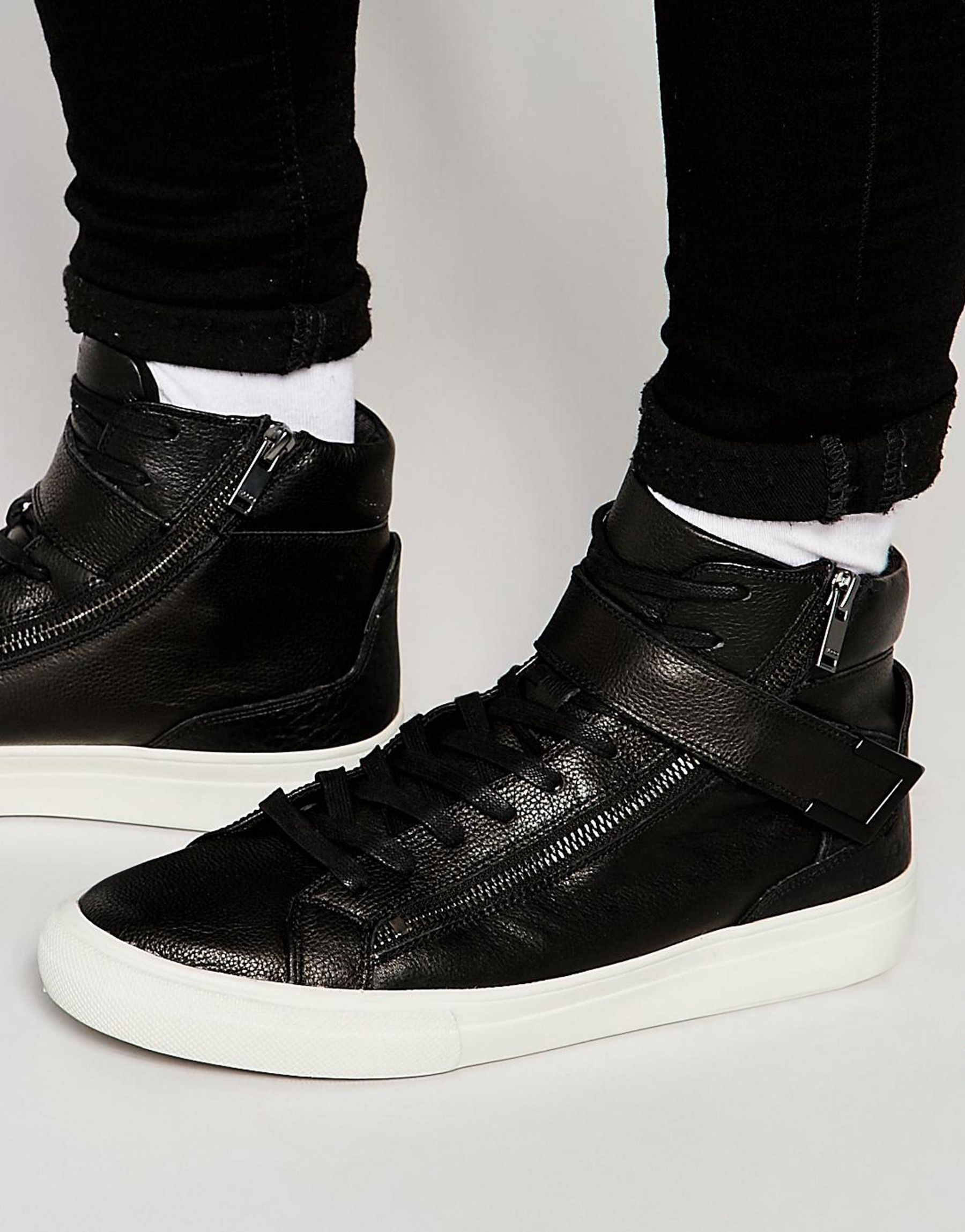 ALDO Drabkin Hi-top Sneakers in Black for Men - Lyst