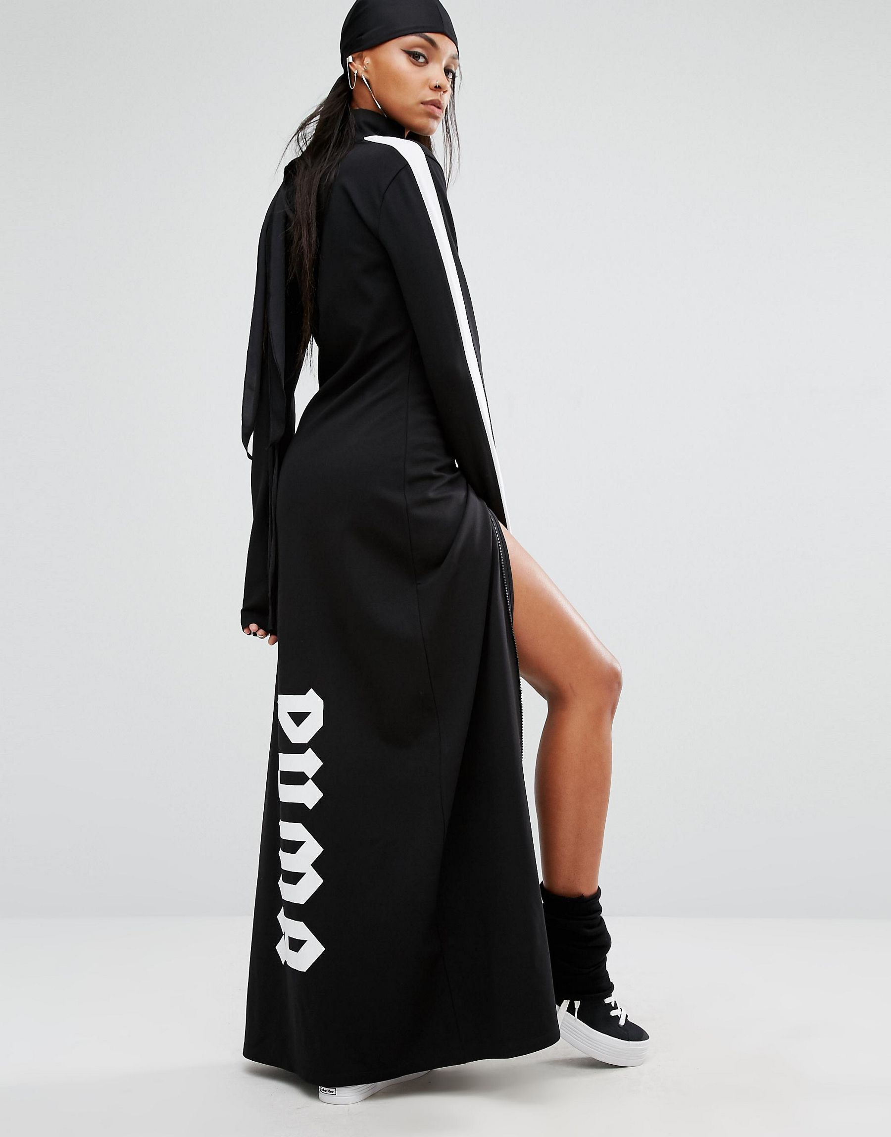 Mock Neck Maxi Dress
