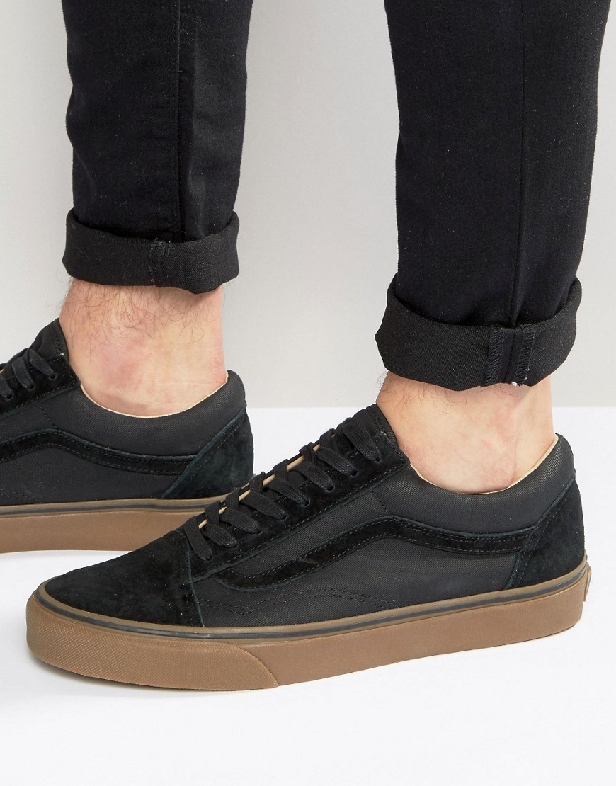 vans old skool trainers in black vd3hbka vans old skool trainers in black vd3hbka