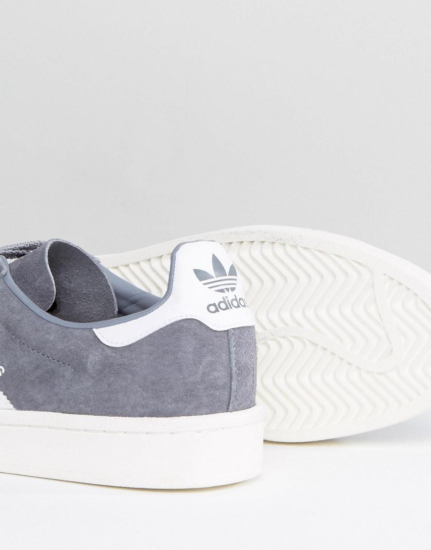 lyst adidas originali campus scarpe in grigio ba7535 in grigio per gli uomini. lyst adidas originali campus scarpe in grigio ba7535 in grigio per gli uomini.