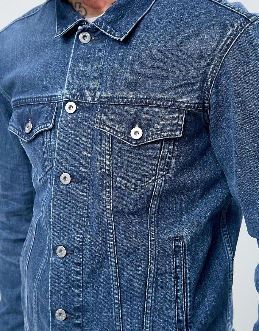Lyst - Edwin High Road Denim Jacket Mid Sleet Wash in Blue for Men
