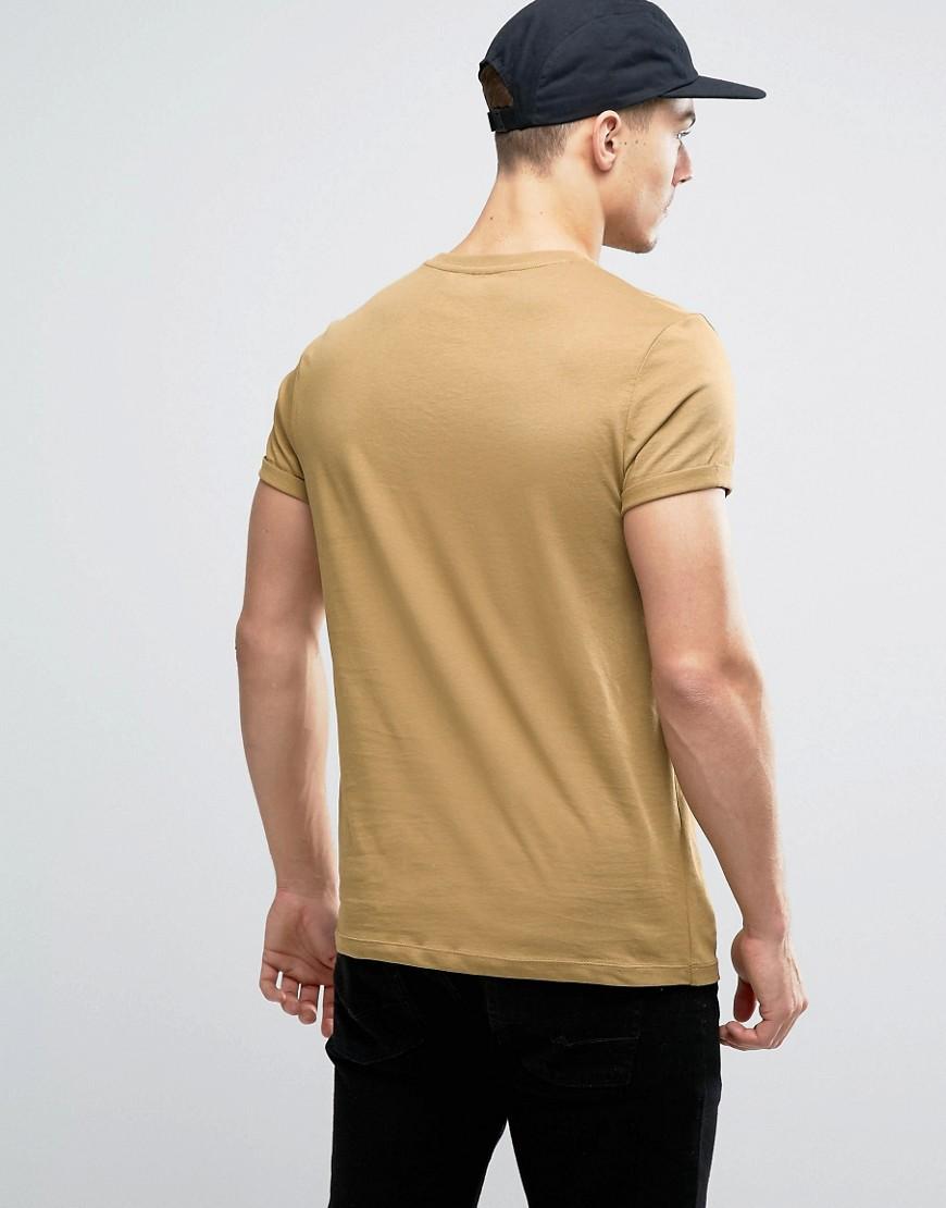 roll sleeve t shirt men