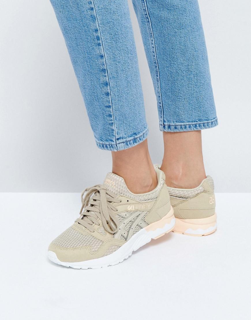 asics mesh gel-lyte v trainers in beige asics mesh gel-lyte v trainers in beige