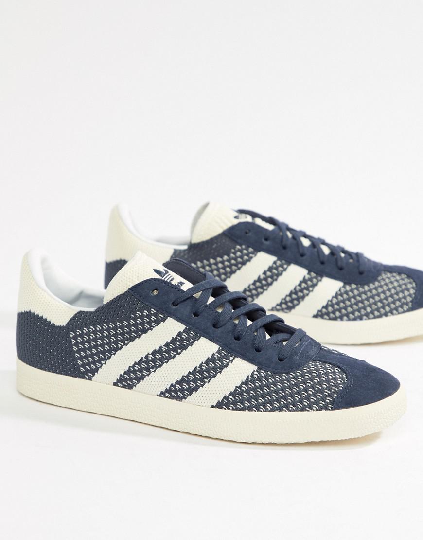 adidas originals gazelle og blue sneakers