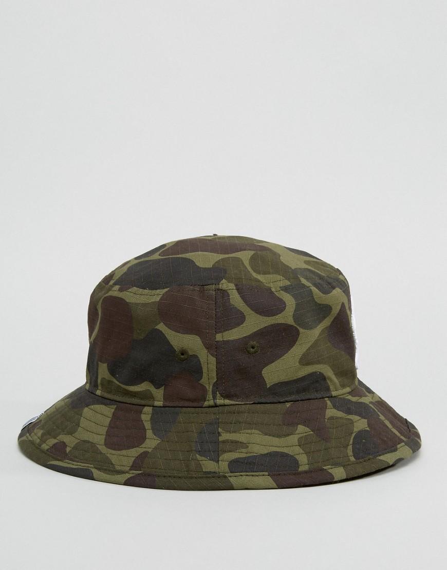 Lyst - Adidas originals Bucket Hat In Camo Bk7618 in Green for Men