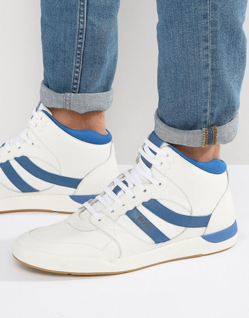 mens hugo boss trainers white