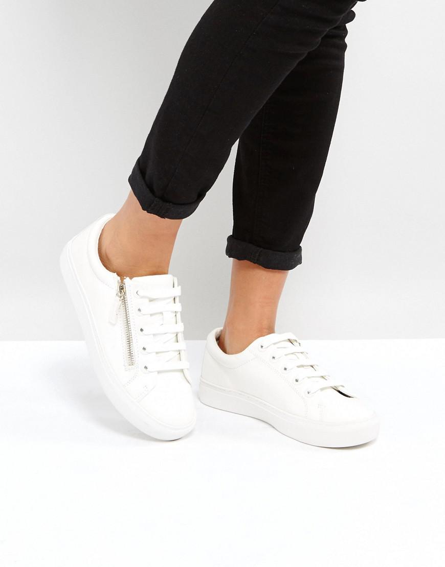 formal white trainers