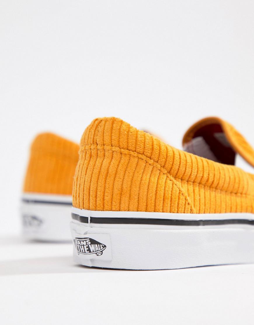 yellow slip on trainers