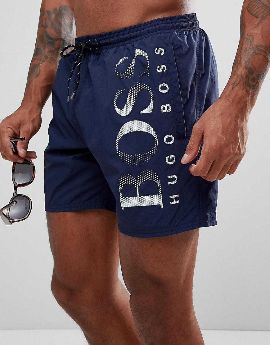 navy blue hugo boss shorts