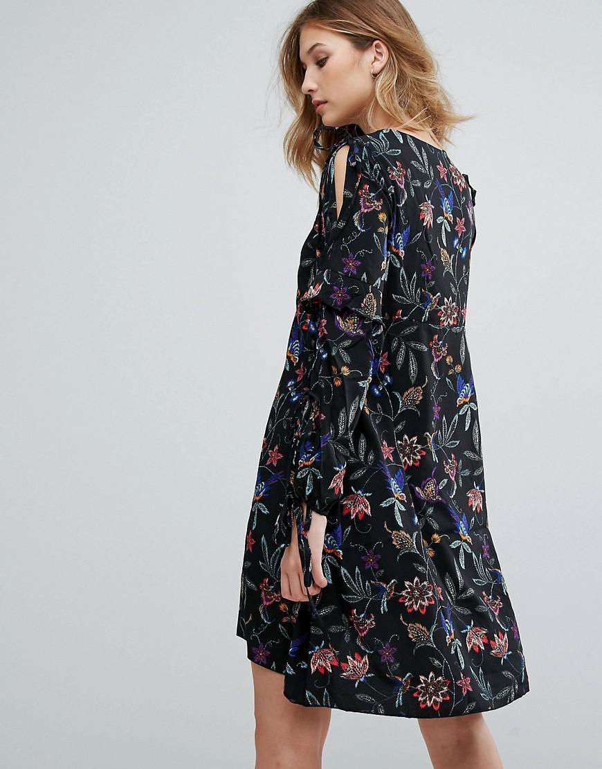lange rok met split vero moda