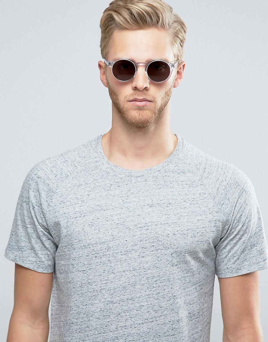 Lyst - Monokel Eyewear Monokel Round Sunglasses Barstow In Clear for Men