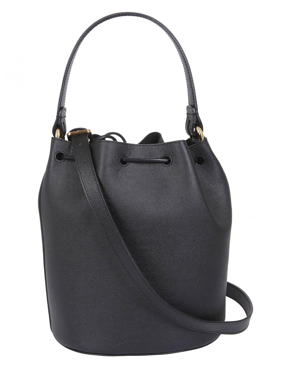 Furla Borsa Nera Secchiello Corona S Drawstring in Black - Lyst