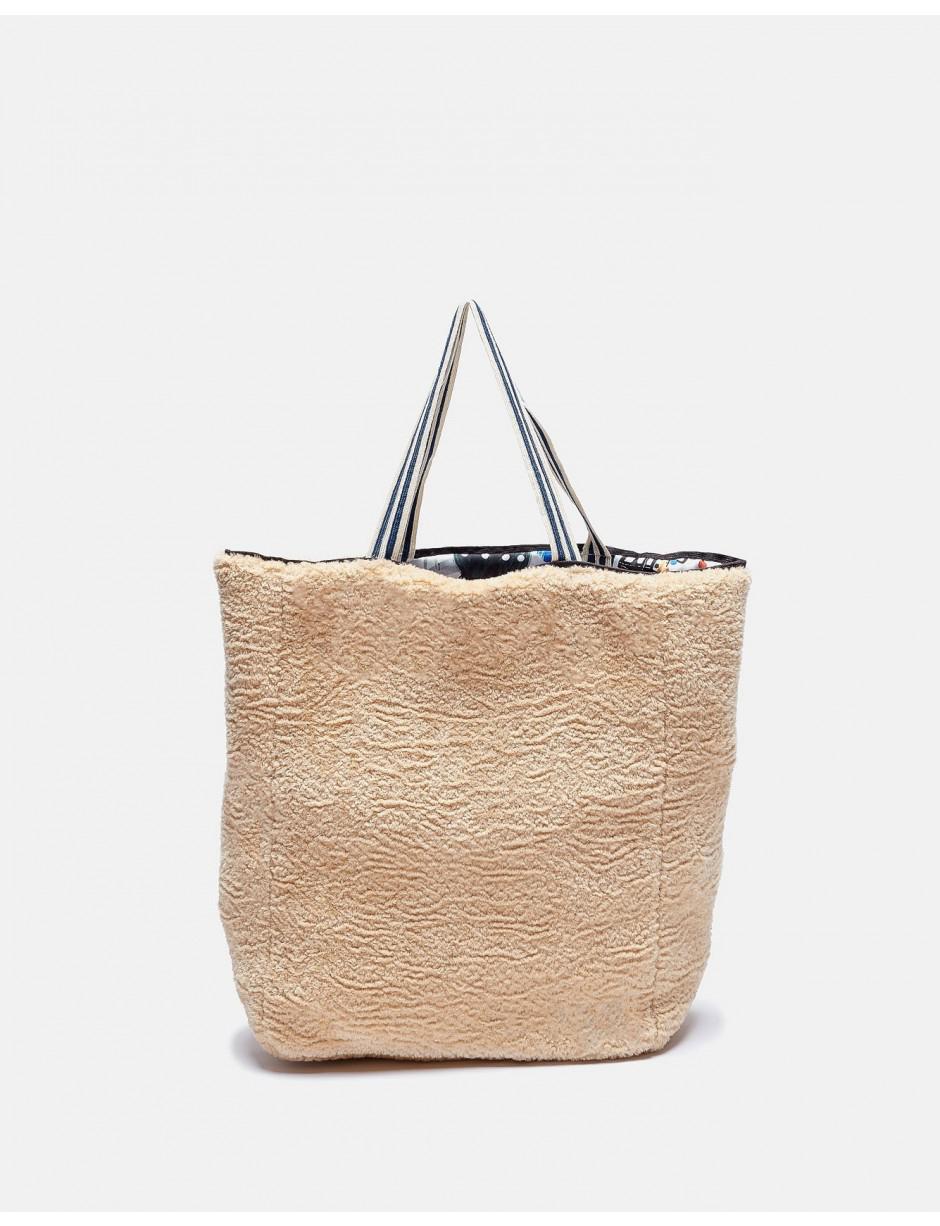 Lyst Bellerose Elvana Cream Fur Tote Bag In Natural Bellerose