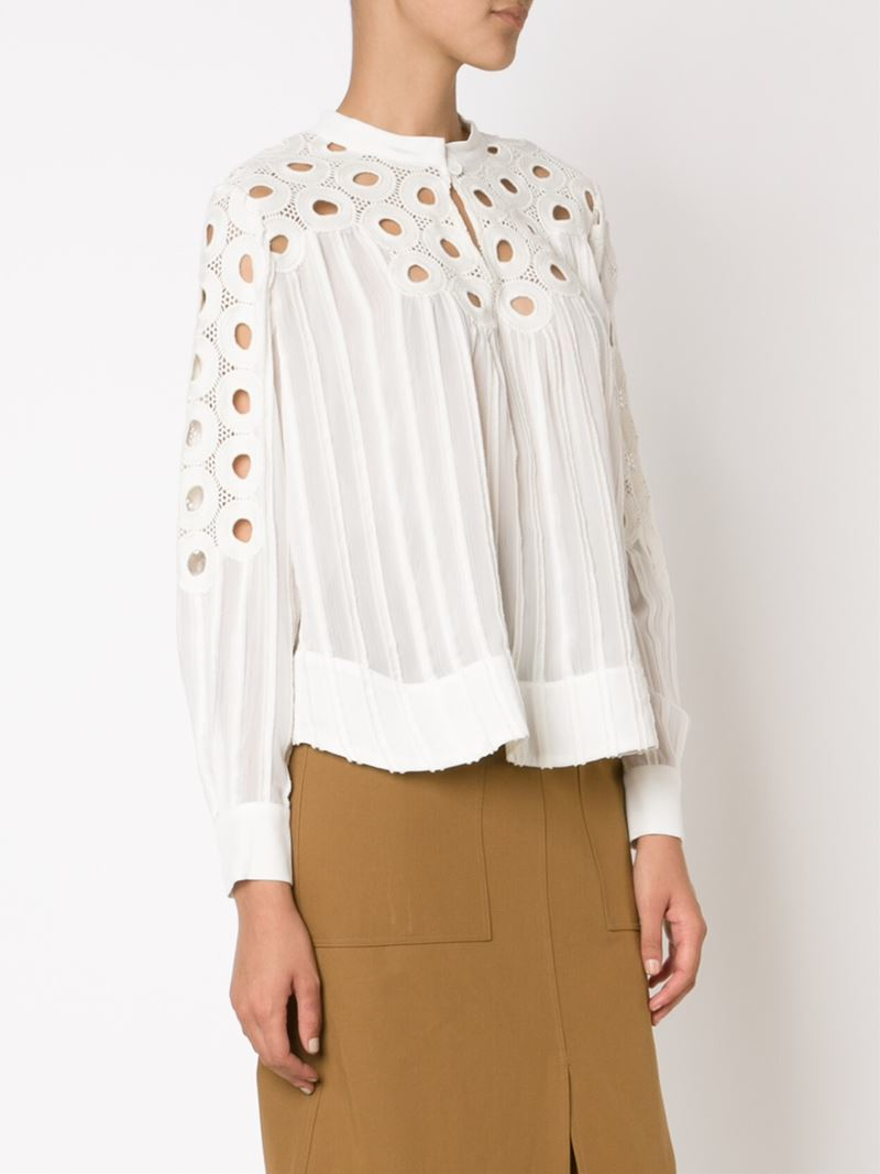 broderie anglaise shirt