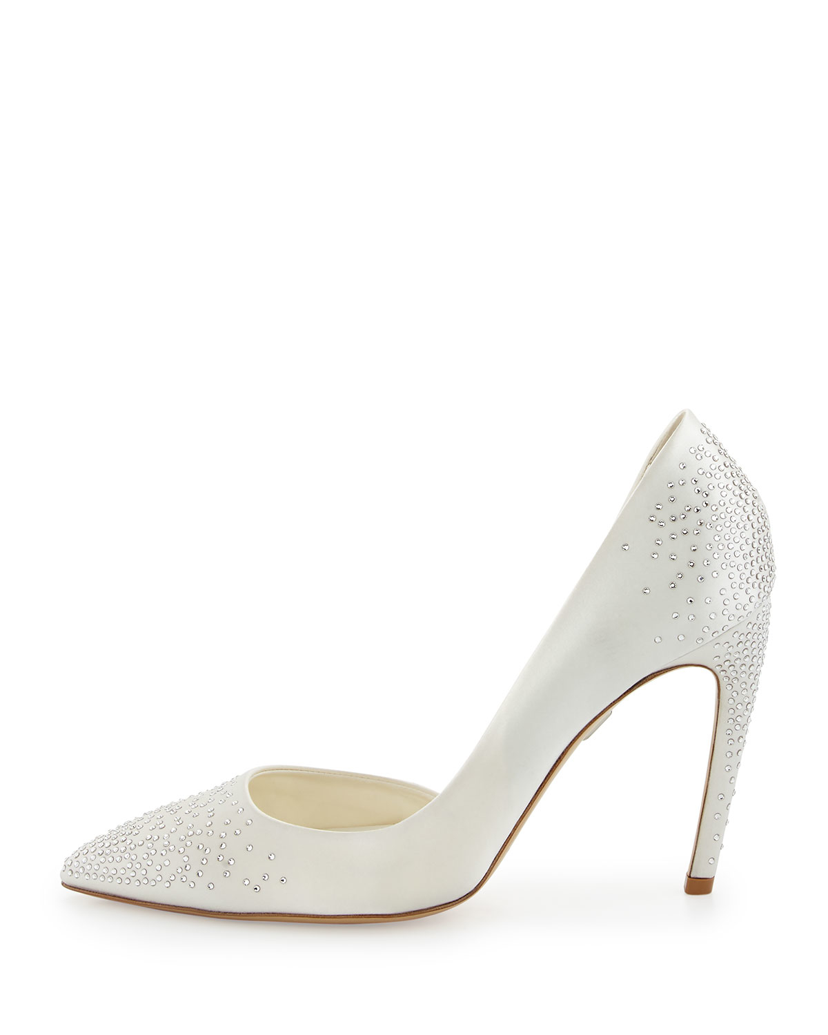 roger vivier white pump