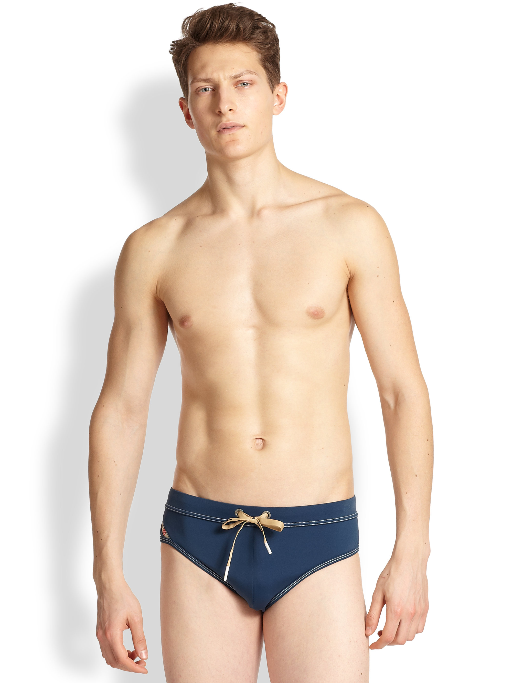 Lyst Diesel Petersy Swim Briefs in Blue for Men