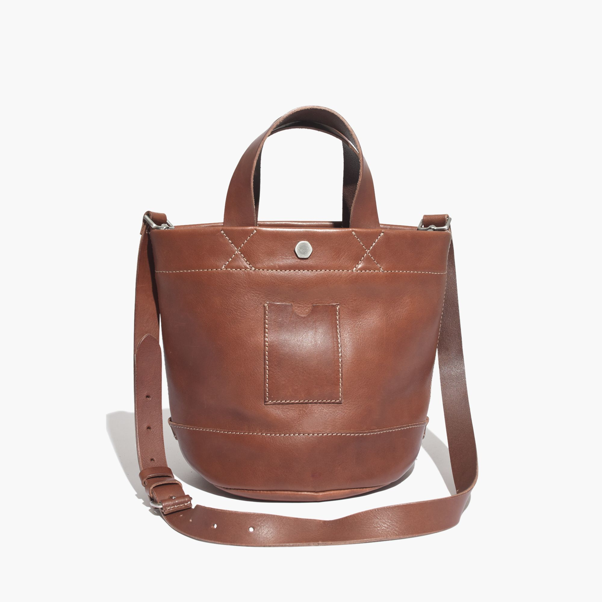 Lyst Madewell Rivet & Thread Crossbody Bucket Bag in Brown