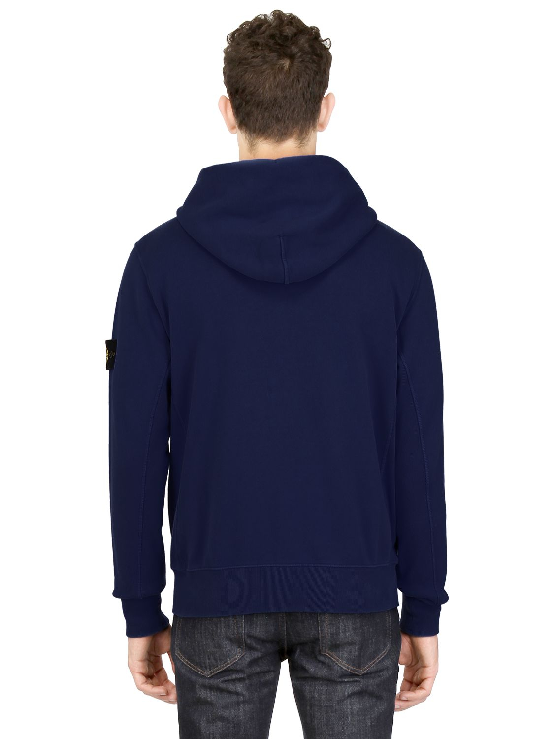 stone island powder blue sweatshirt