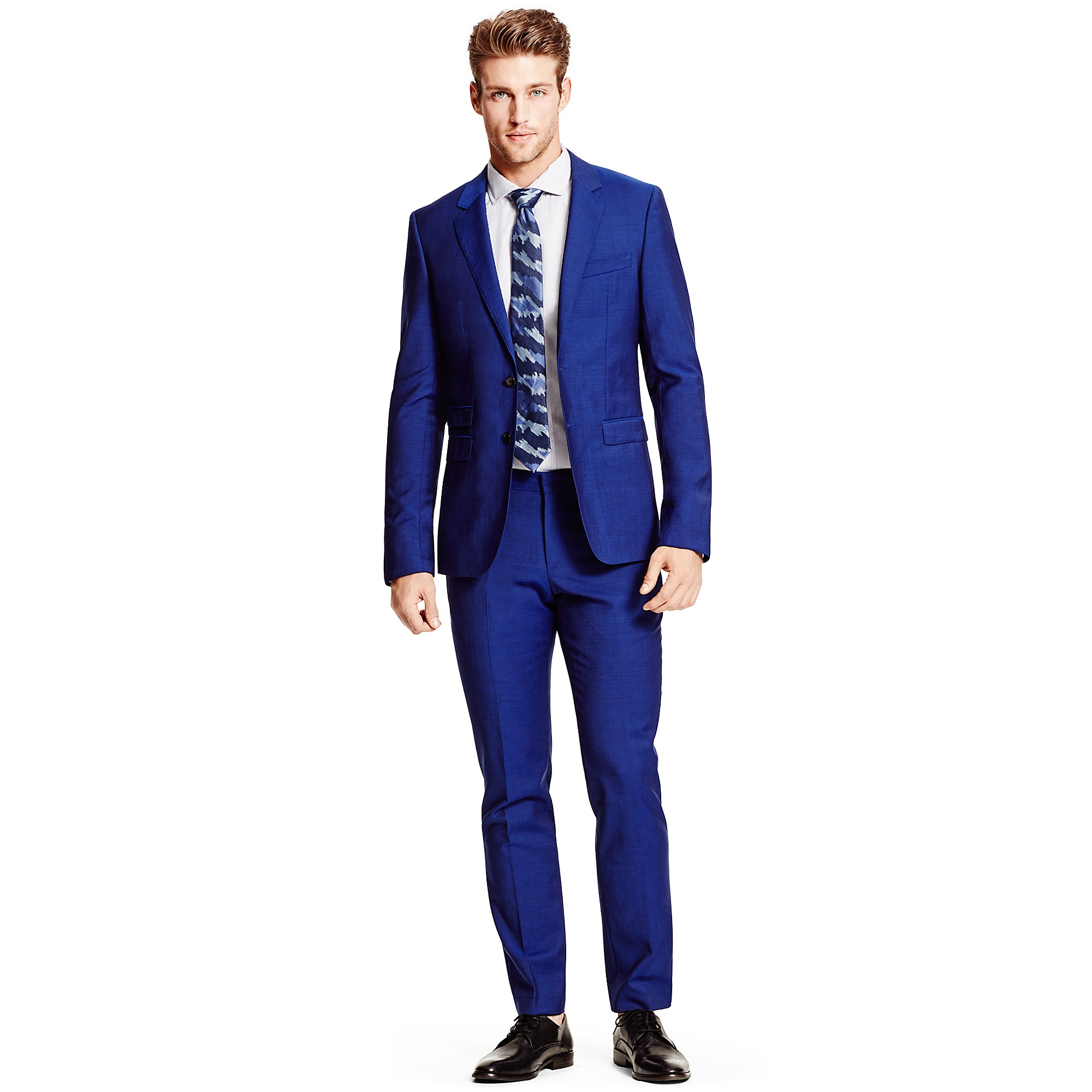 Tommy Hilfiger | Blue Tailored Collection Royal Wool Suit for Men | Lyst