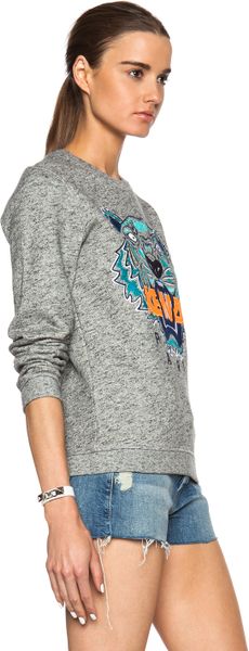 Kenzo Sweatshirt in Gray | Lyst