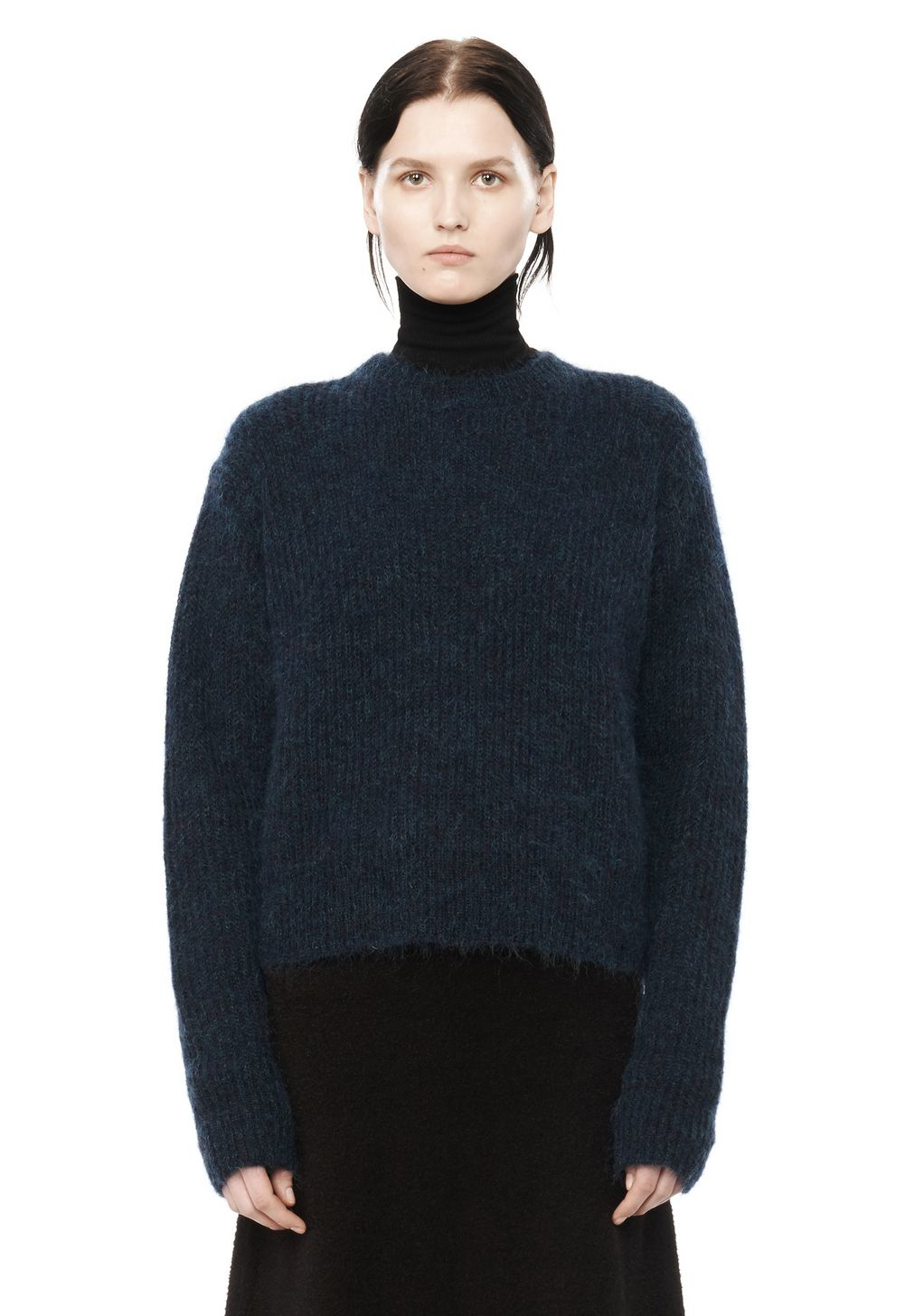 Lyst - Alexander Wang Mohair Knit Sweater in Blue