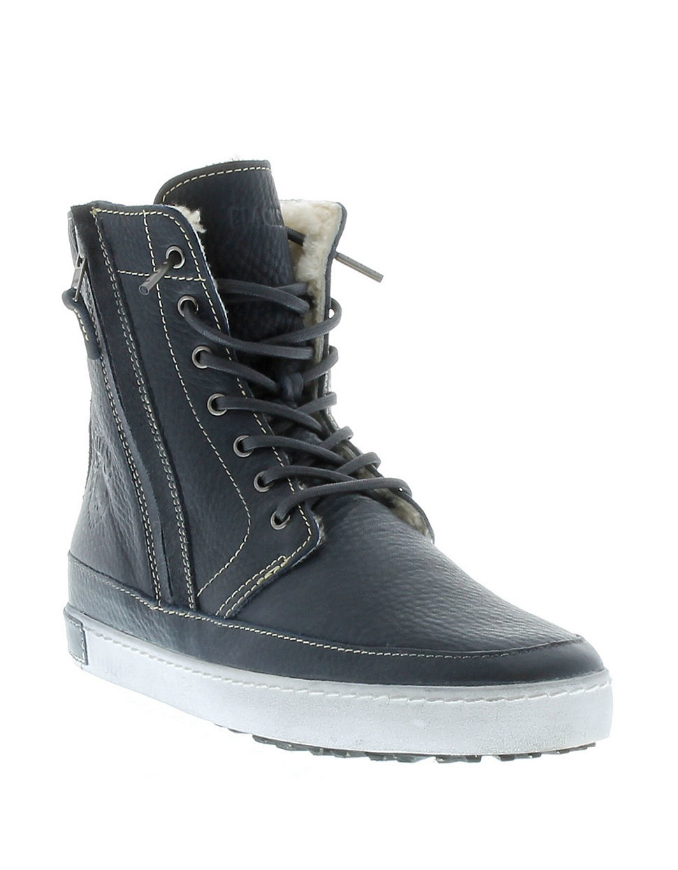 blackstone sneakers blackstone leather lace up high top sneakers in blue for blackstone sneakers blackstone leather lace up high top sneakers in blue for