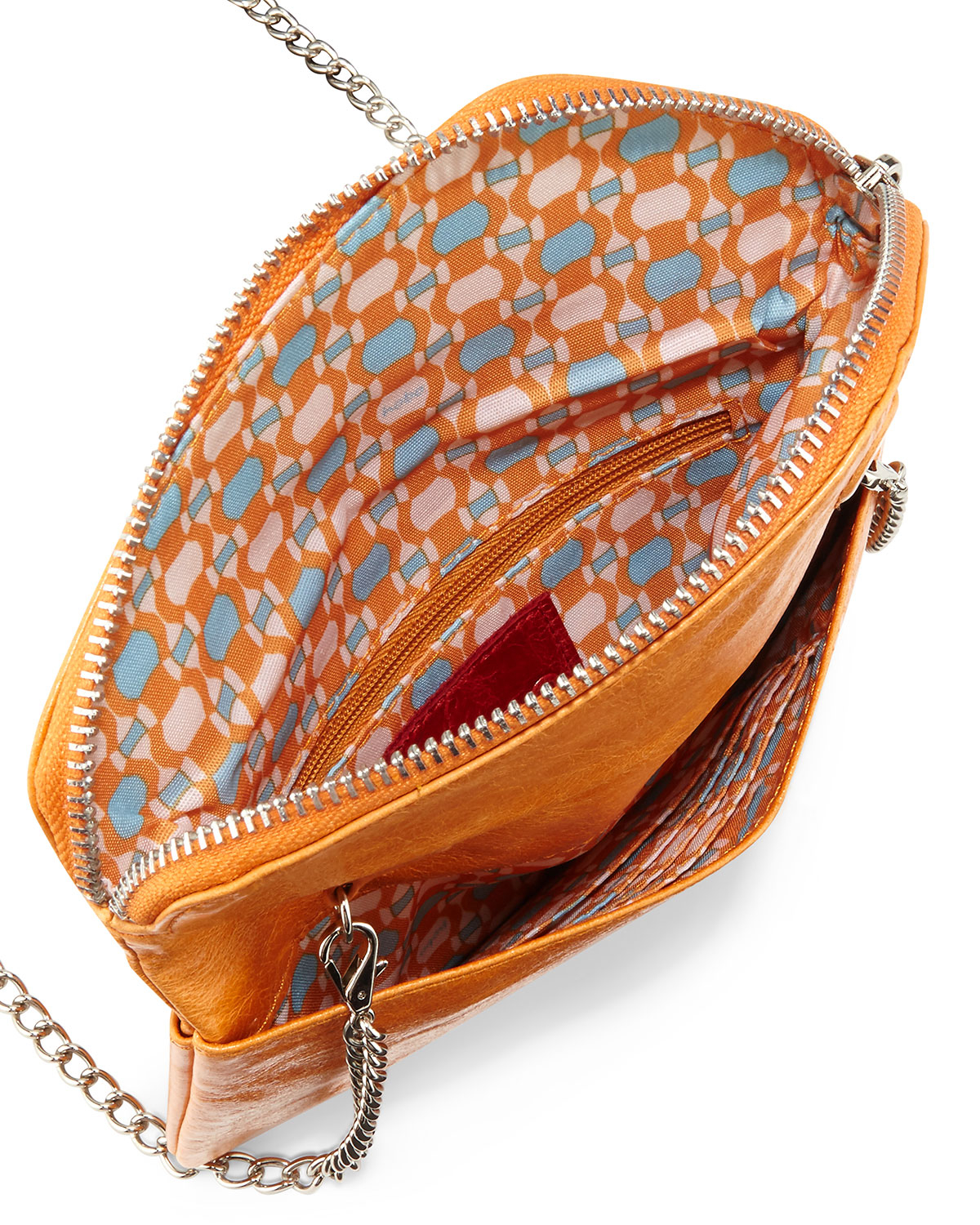 Lyst - Hobo Zara Leather Crossbody Bag in Orange