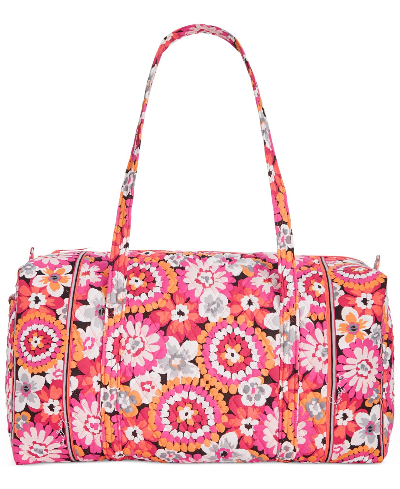 Vera bradley Large Duffle Bag in Red (Pixie Blooms) | Lyst