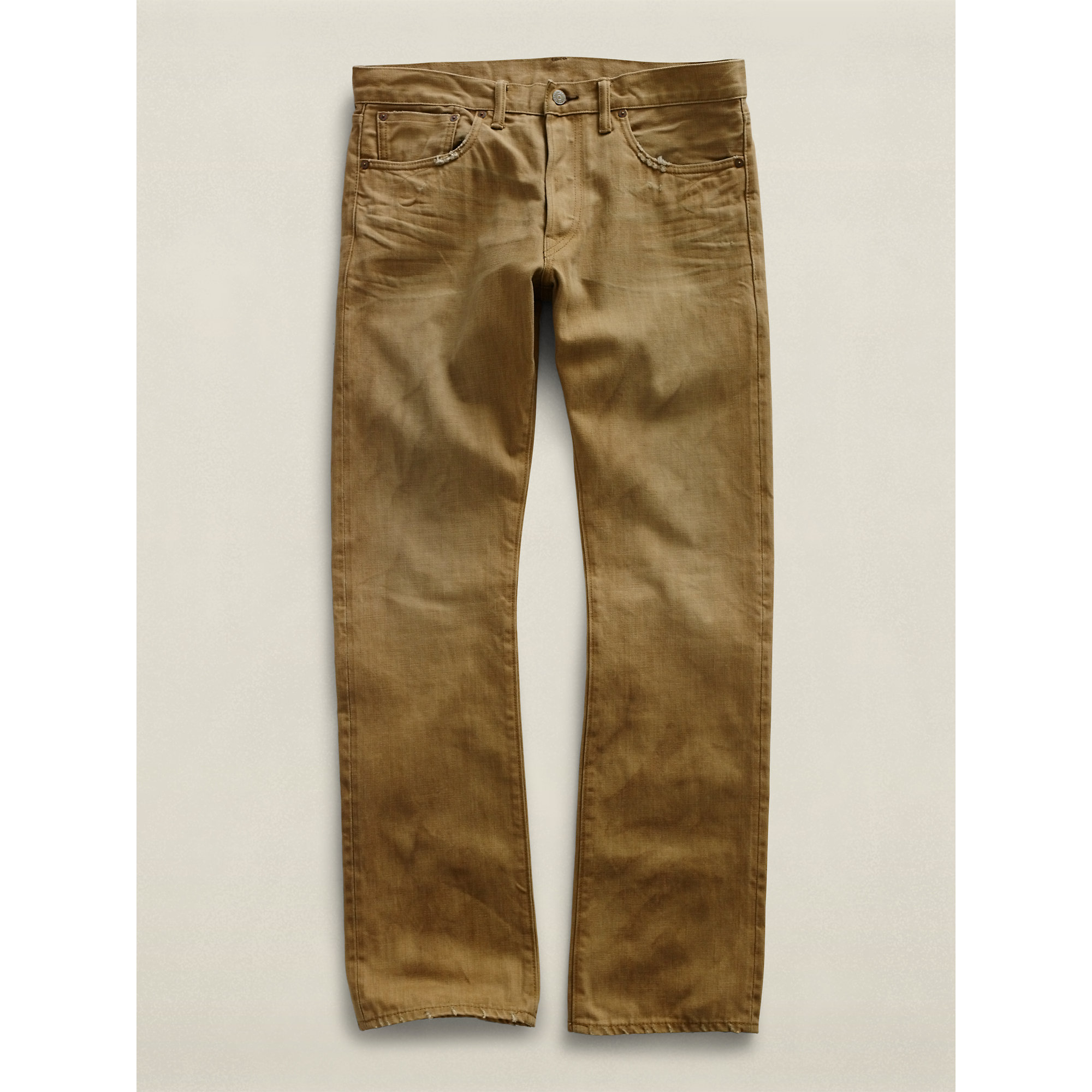 brown bootcut jeans