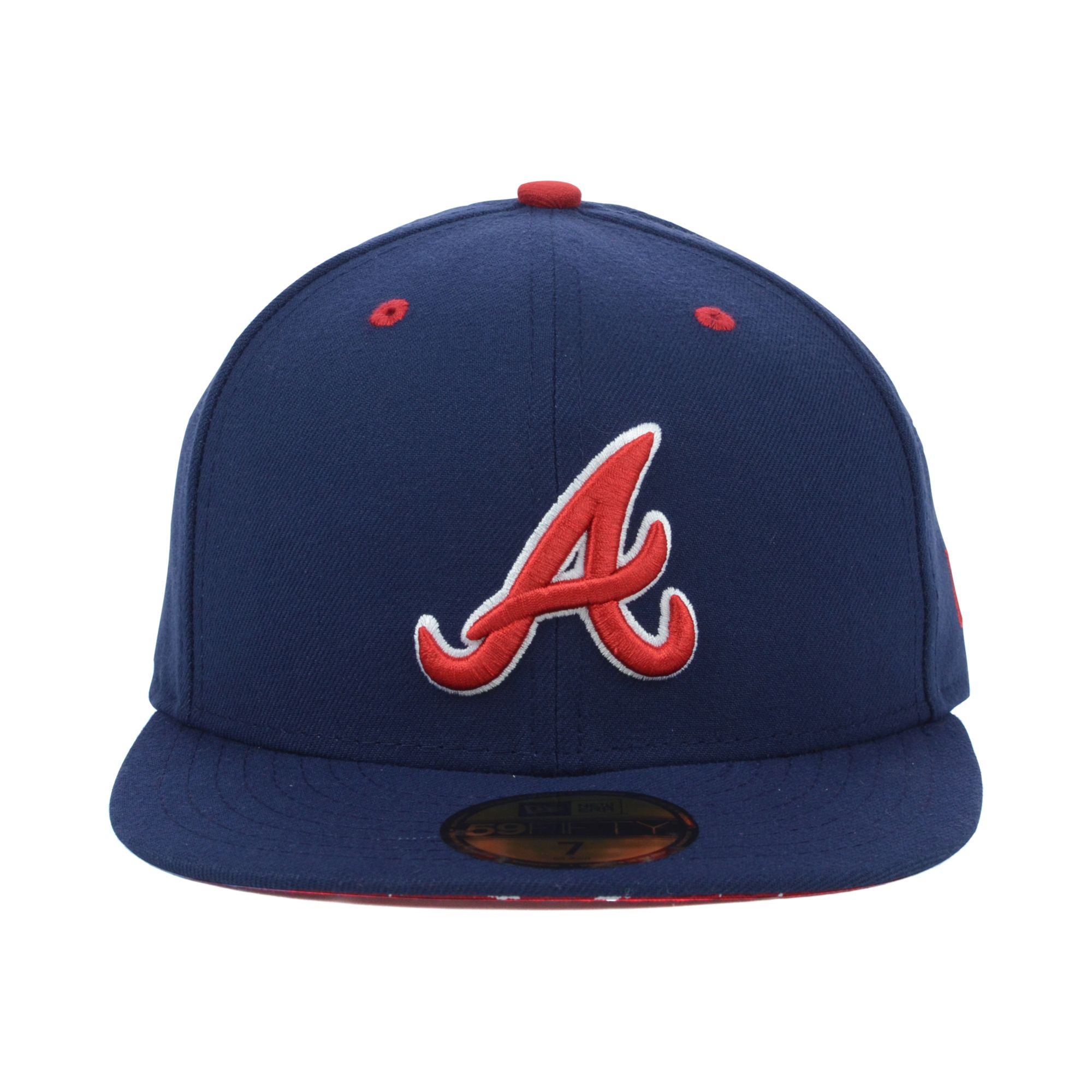 New Era Atlanta Braves Mlb Allamerican 59fifty Cap in Blue for Men ...