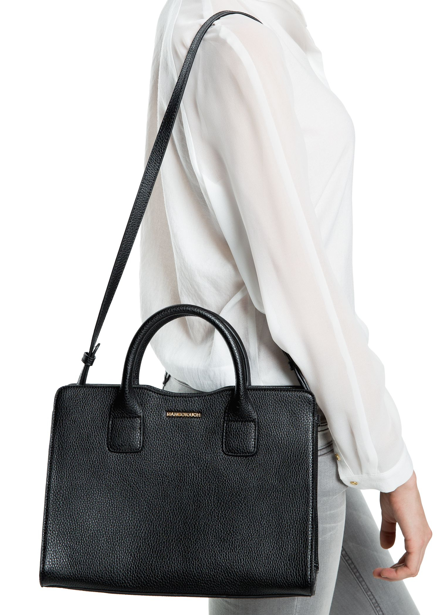 mango black clutch