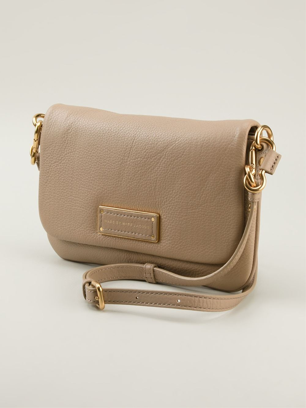 Marc By Marc Jacobs Too Hot To Handle Flap Percy Cross Body in Beige ...