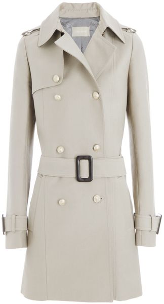 Zadig & Voltaire Trench Coat Message in Beige | Lyst