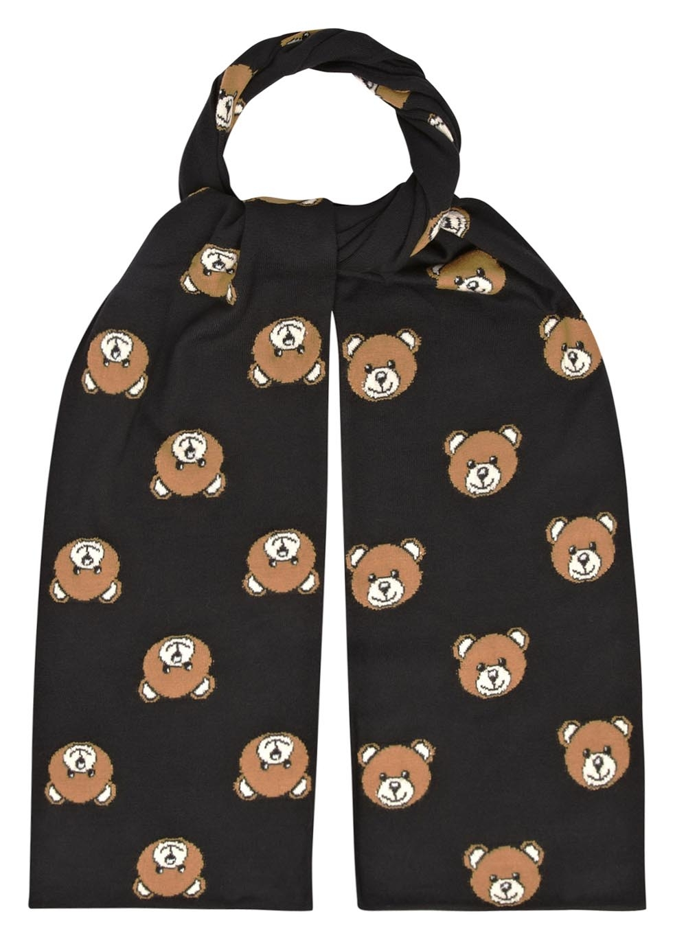 moschino teddy bear scarf