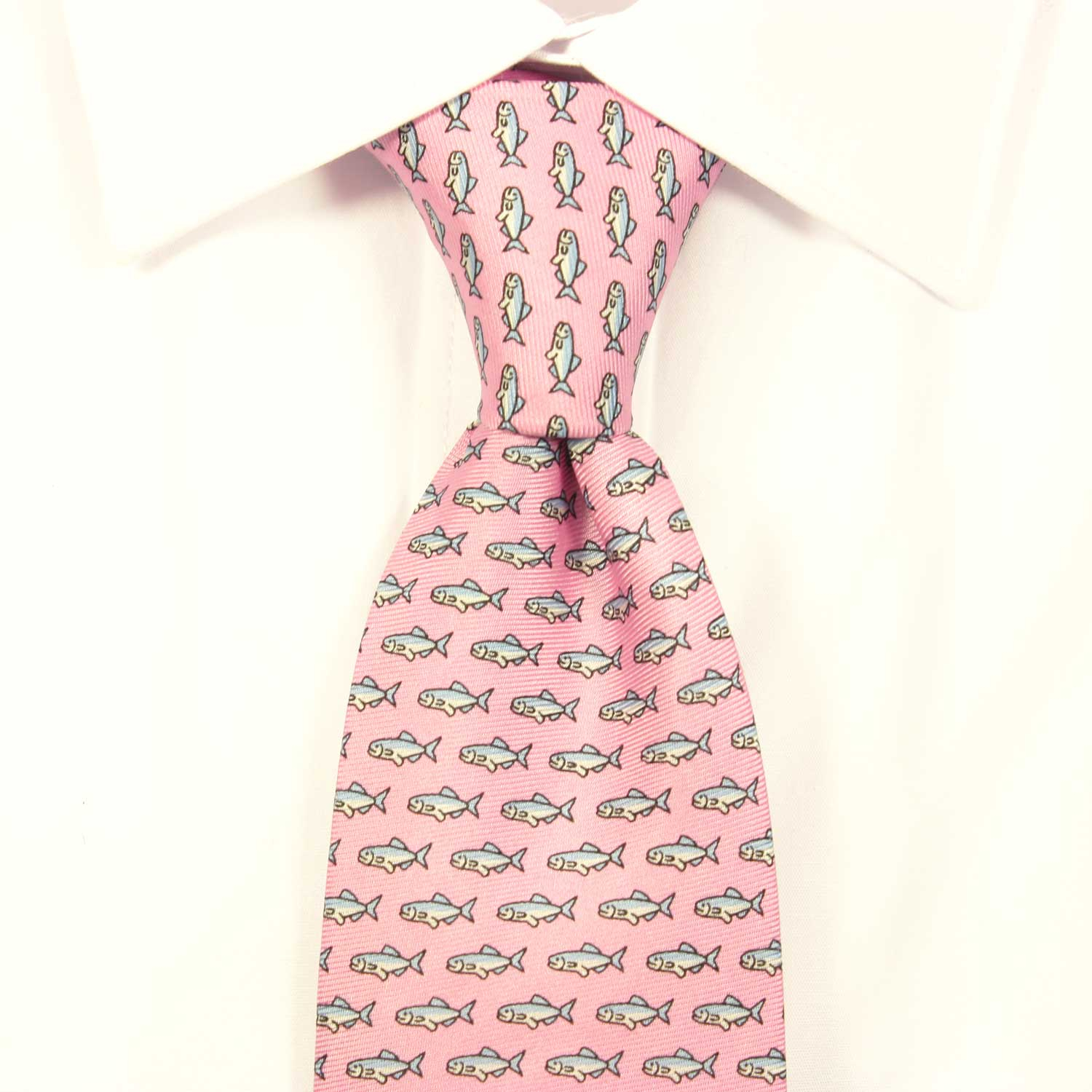 Lyst - Reef Knots Fish Silk Tie Pink in Pink for Men