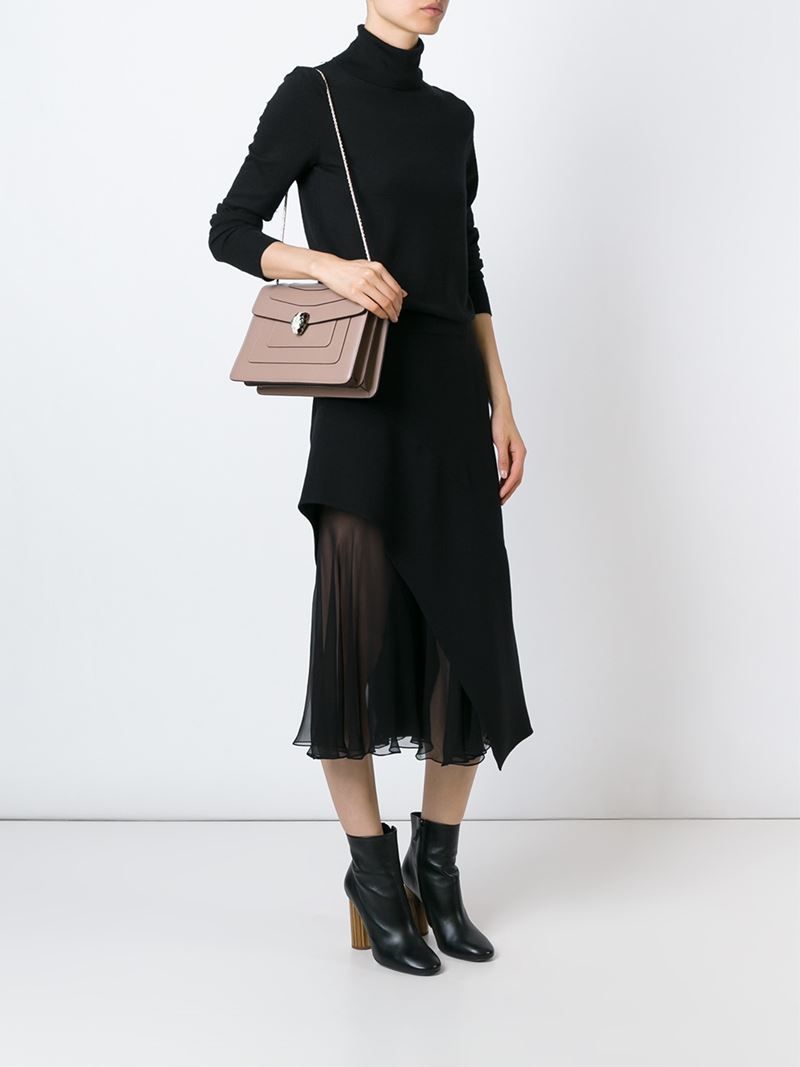 Bvlgari Serpenti Forever Shoulder Bag In Natural Lyst