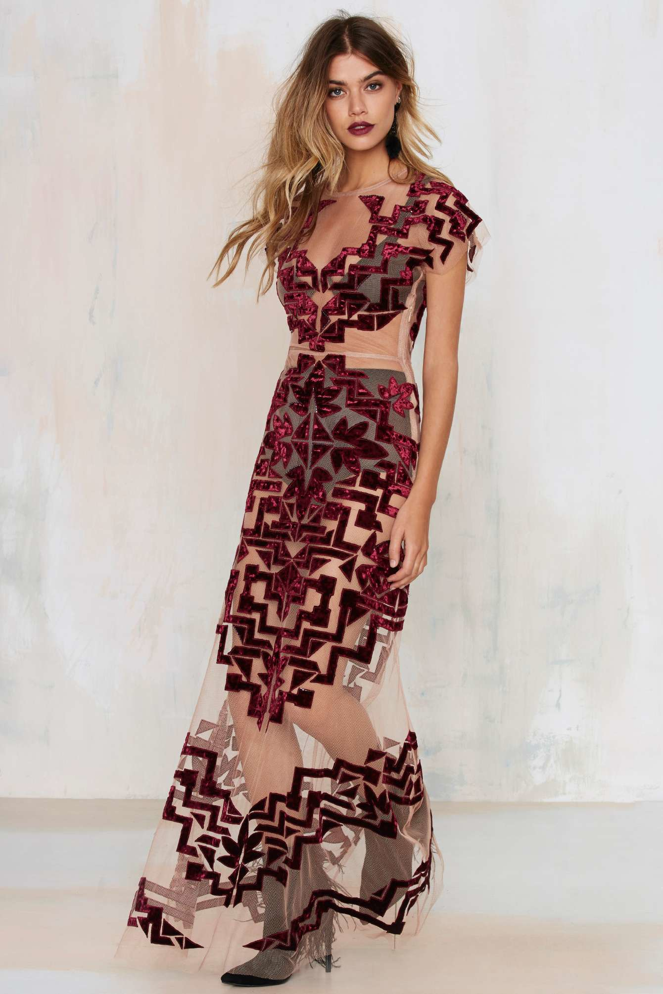Lyst For Love Lemons Vienna Maxi Dress In Natural Gallery