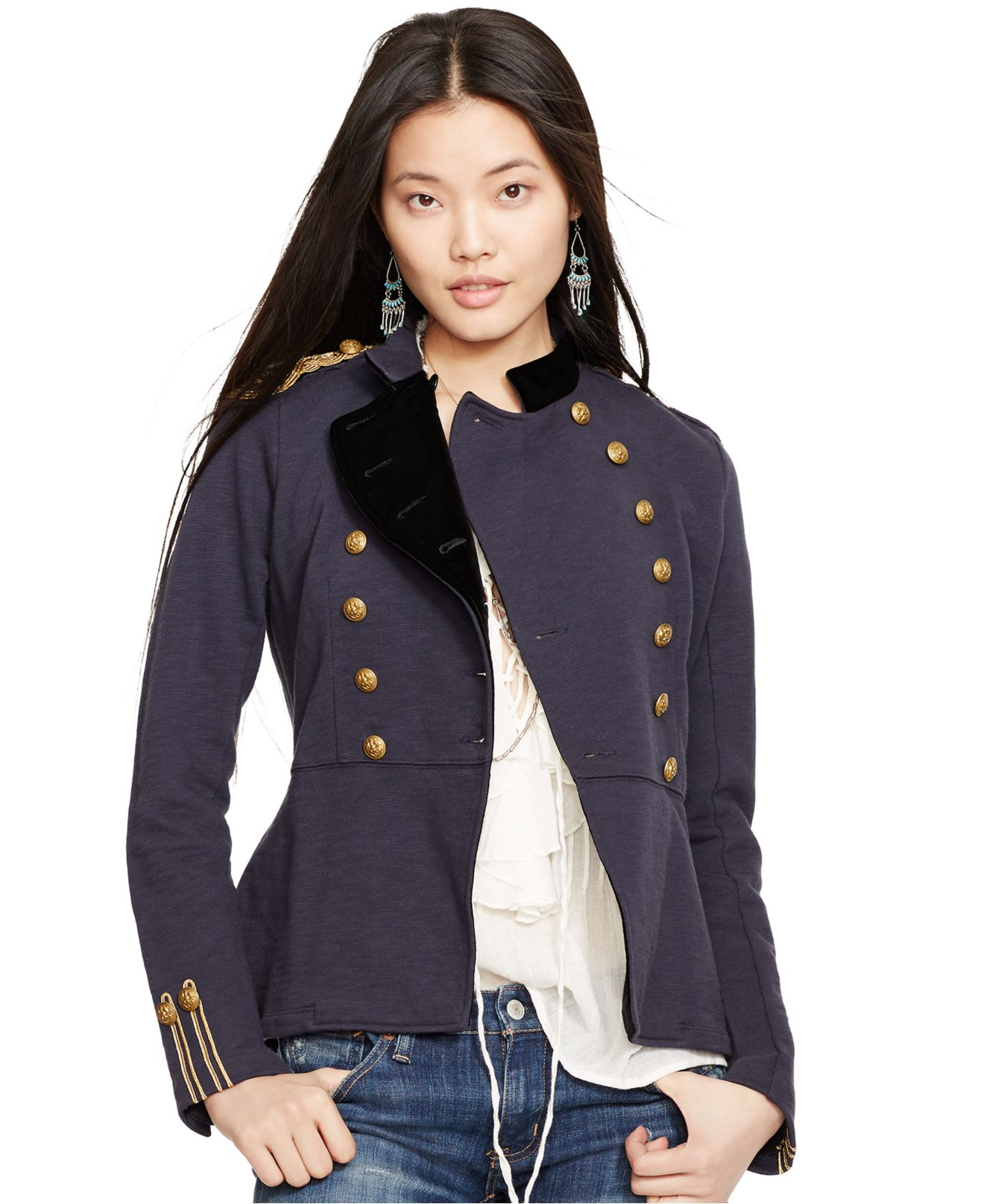 denim and supply womens military jacket