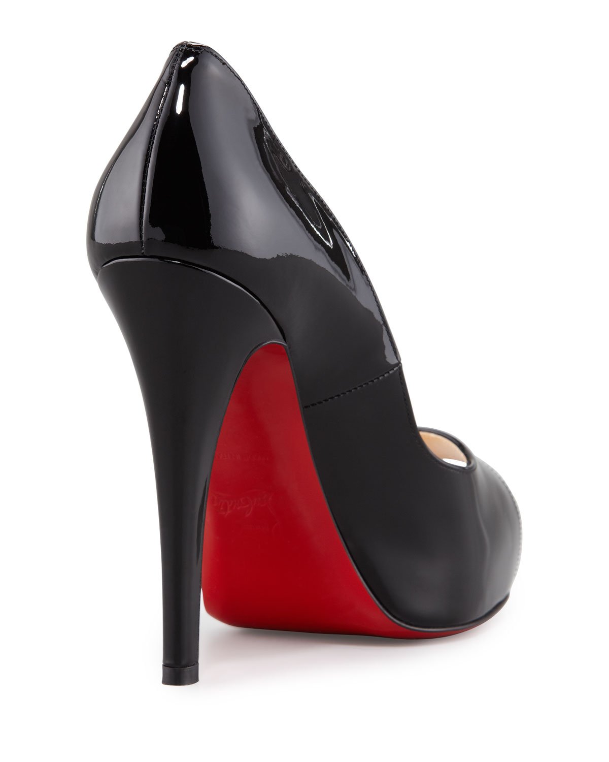 Lyst - Christian Louboutin Very Prive Patent Pump in Black