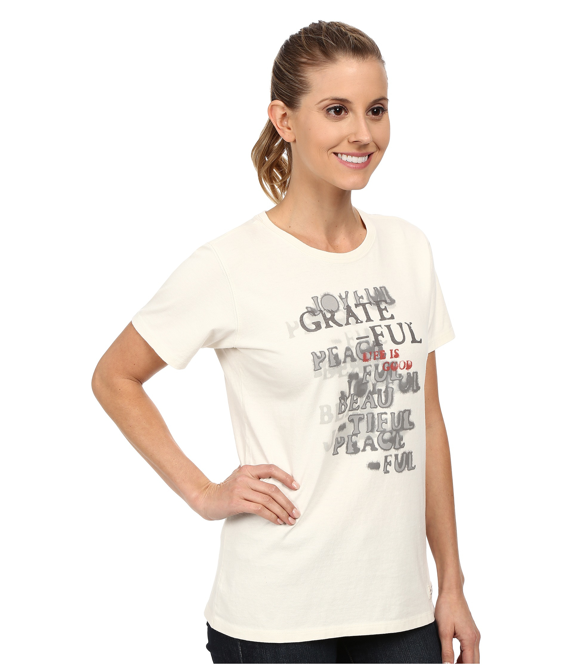 Lyst - Life Is Good. Crusher™ Tee in White