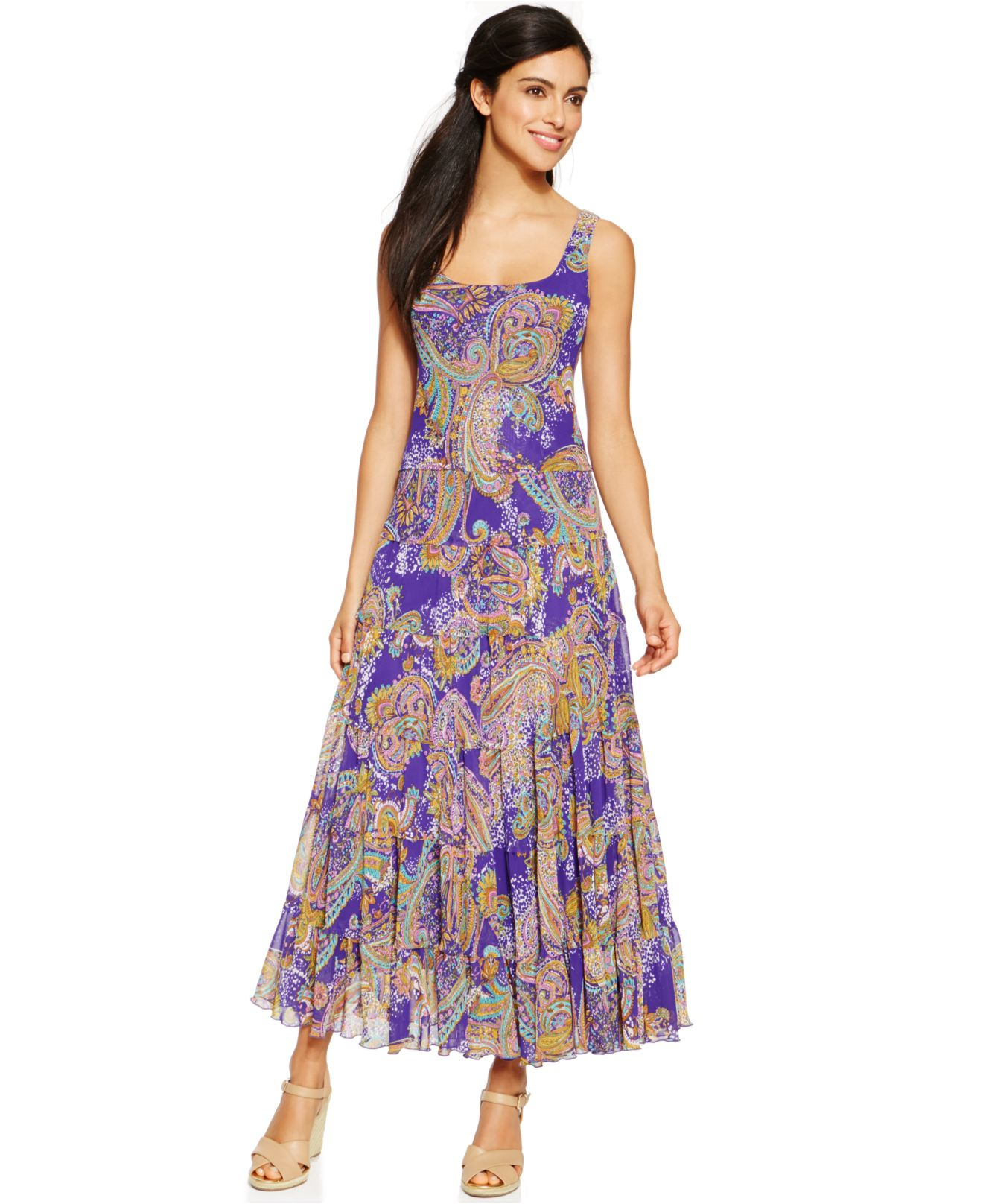 purple dresses at macy's